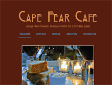 Tablet Screenshot of capefearcafe.net
